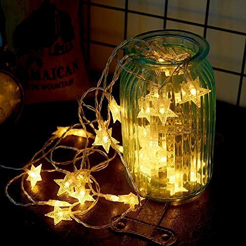Desidiya® Golden Round Metallic LED String Lights – 3M Festive Plug-in Décor for Diwali & Celebrations