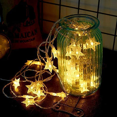 Desidiya® Golden Round Metallic LED String Lights – 3M Festive Plug-in Décor for Diwali & Celebrations
