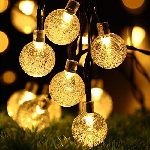 Desidiya® Golden Round Metallic LED String Lights – 3M Festive Plug-in Décor for Diwali & Celebrations