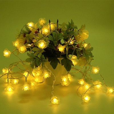 Desidiya® Golden Round Metallic LED String Lights – 3M Festive Plug-in Décor for Diwali & Celebrations