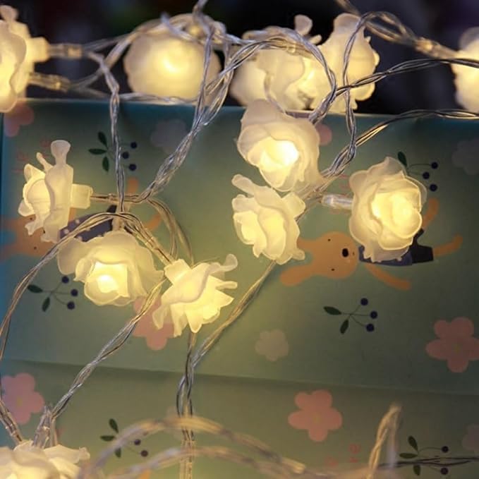 Desidiya® Golden Round Metallic LED String Lights – 3M Festive Plug-in Décor for Diwali & Celebrations