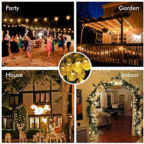 Desidiya® Golden Round Metallic LED String Lights – 3M Festive Plug-in Décor for Diwali & Celebrations