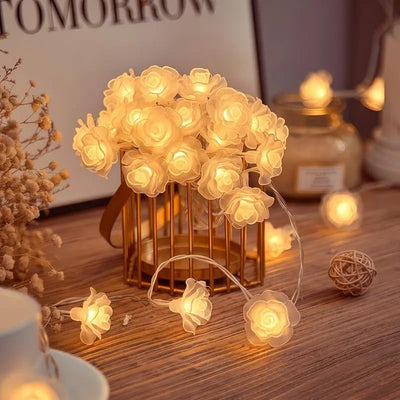 Desidiya® Golden Round Metallic LED String Lights – 3M Festive Plug-in Décor for Diwali & Celebrations