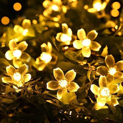 Desidiya® Golden Round Metallic LED String Lights – 3M Festive Plug-in Décor for Diwali & Celebrations