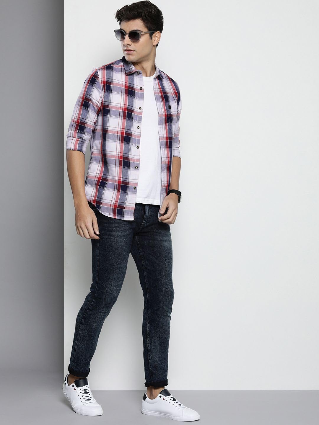 StyleSphere Men's Classic Check Shirt – Full Sleeves