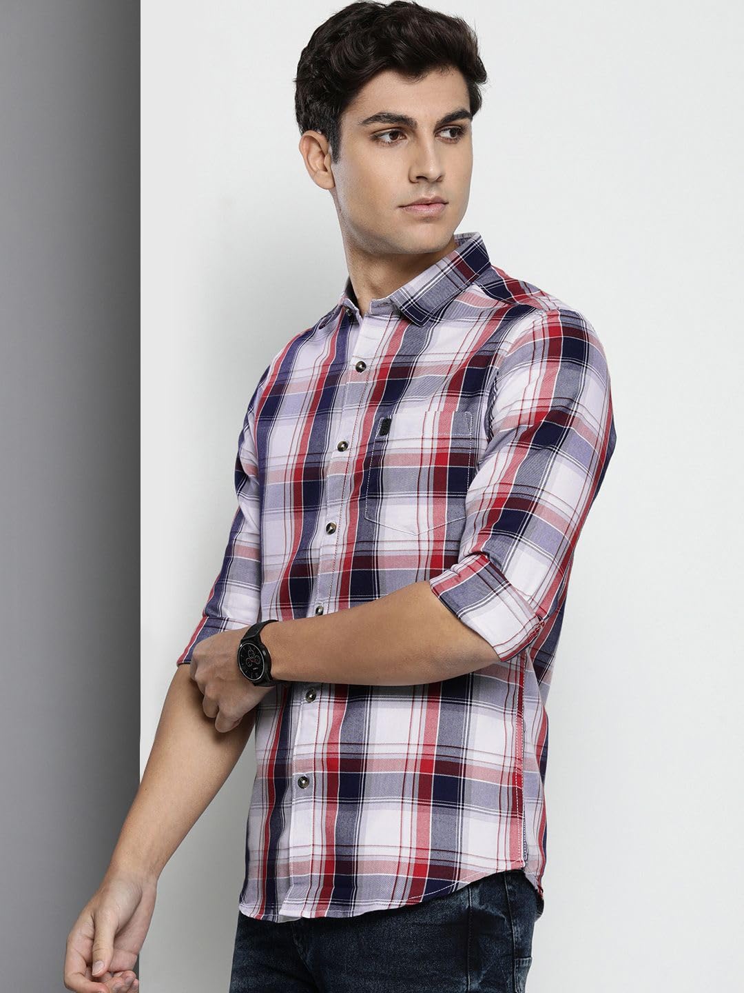 StyleSphere Men's Classic Check Shirt – Full Sleeves