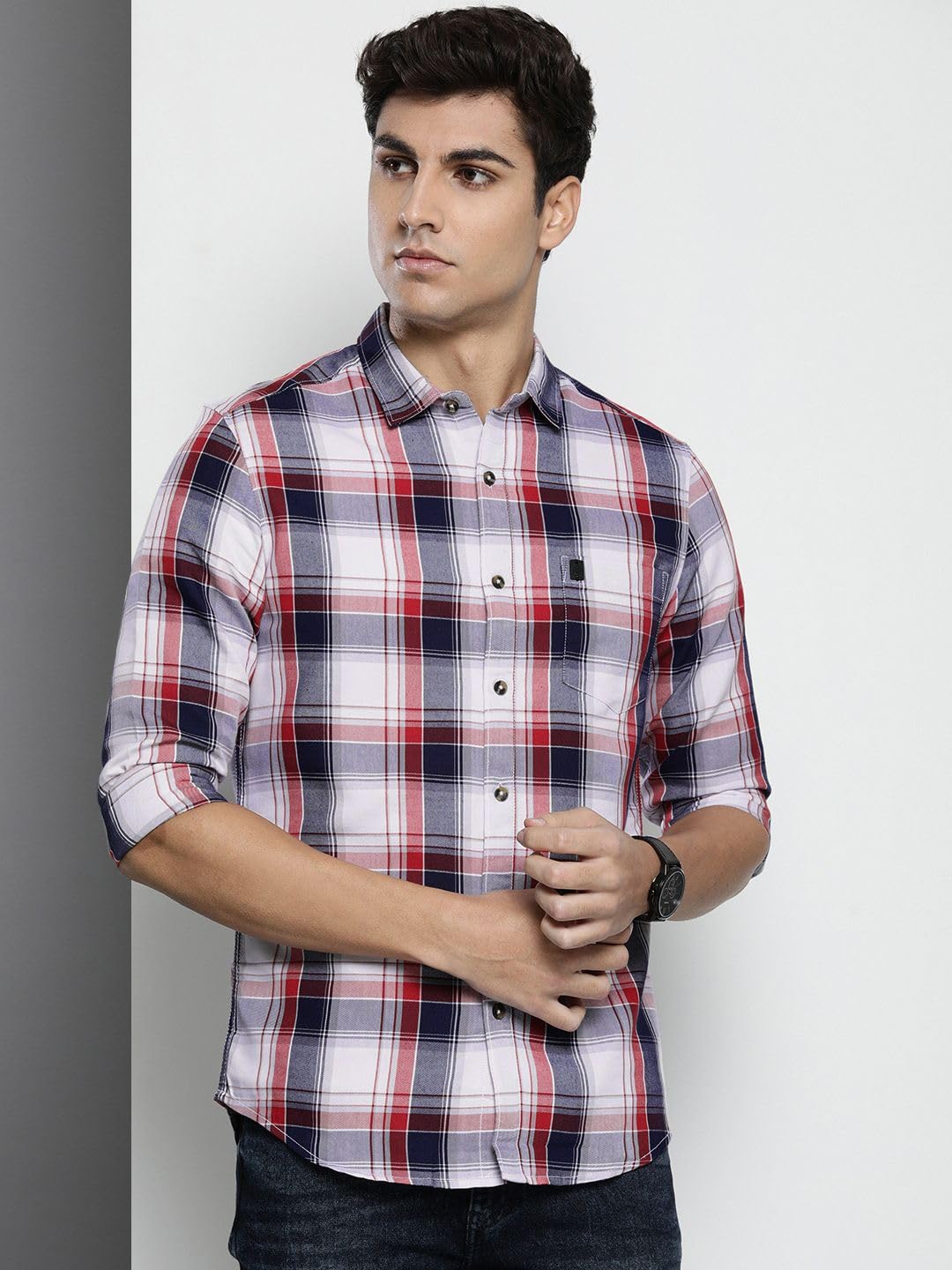 StyleSphere Men's Classic Check Shirt – Full Sleeves