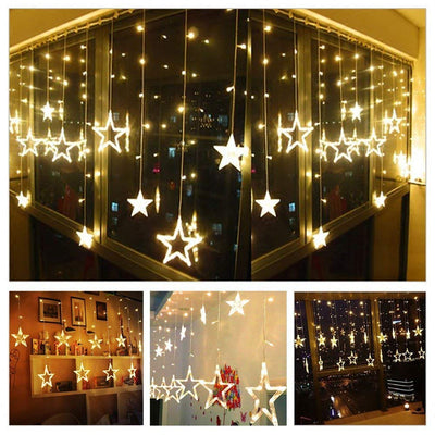 Desidiya® Golden Round Metallic LED String Lights – 3M Festive Plug-in Décor for Diwali & Celebrations