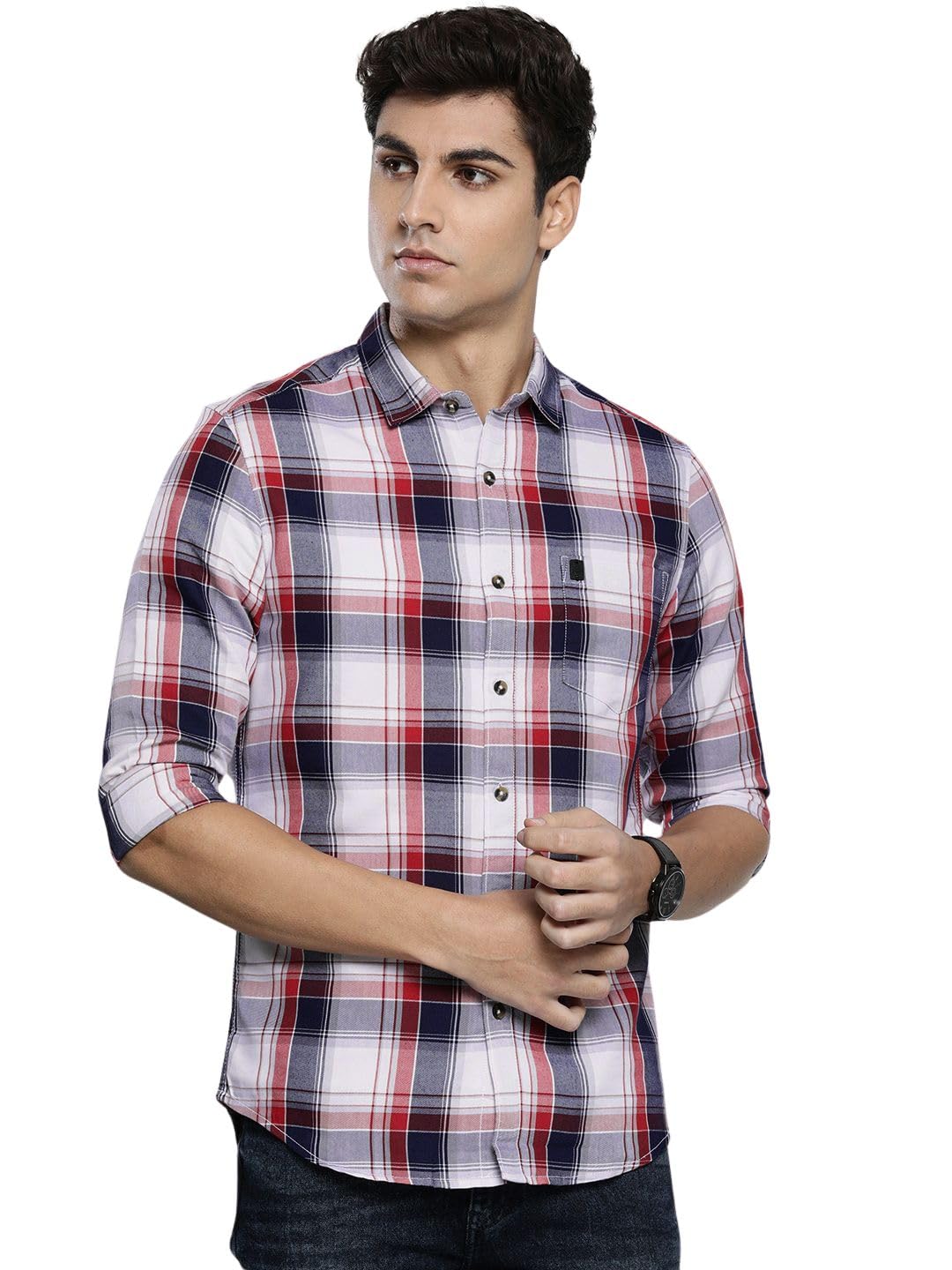 StyleSphere Men's Classic Check Shirt – Full Sleeves