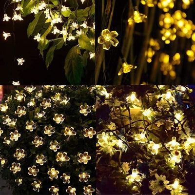 Desidiya® Golden Round Metallic LED String Lights – 3M Festive Plug-in Décor for Diwali & Celebrations