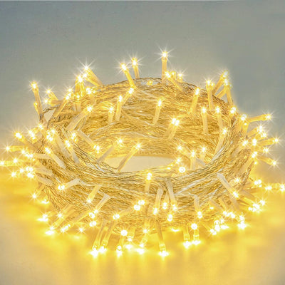 Desidiya® Golden Round Metallic LED String Lights – 3M Festive Plug-in Décor for Diwali & Celebrations