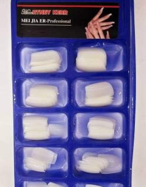 ARTIFICIAL PLAIN WHITE NAILS